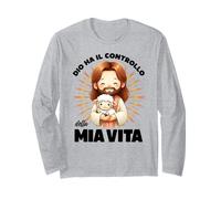 Dio Ha Il Controllo della Mia Vita Gesù Agnello Maglia a Manica