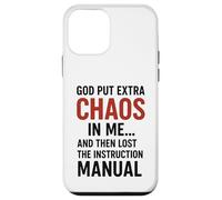 Dio ha messo il caos in me e poi ha perso l'istruzione Divertimento Custodia per iPhone 12 mini