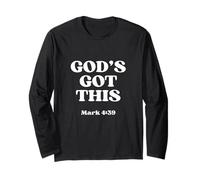 Dio ha questa chiesa cristiana Bibbia Preghiera lode Gesù Maglia a Manica
