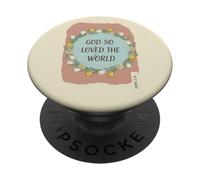 Dio ha tanto amato il mondo Giovanni 3:16 Christian PopSockets PopGrip Adesivo