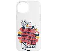 Dio ha un'abbondante grazia misericordiosa senza limiti e stupefacente Custodia per iPhone 15 Plus