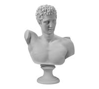 Dio Hermes Busto Testa Greco Statua Scultura Cast Marmo Copia