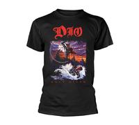 Dio T Shirt Holy Diver Band Logo Nuovo Ufficiale Uomo Nero Size L