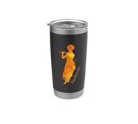 Dio indù - il suonatore di flauto blu Krishna Bicchiere termico in acciaio inox doppia parete