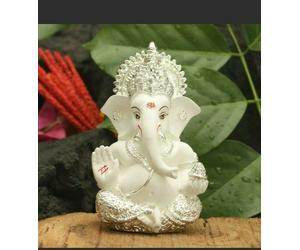 Dio indù Signore Ganesh Ganesha per cruscotto auto statua idolo spettacolo