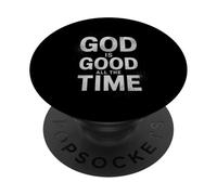 Dio ispiratore è buono tutto il tempo dicendo fede credente PopSockets PopGrip Adesivo