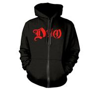 Dio 'Last In Line' (Nero) Felpa con Cappuccio e Zip - UFFICIALE