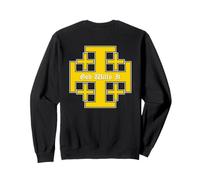 Dio Lo Vuole - Croce di Gerusalemme - Deus Vult Felpa