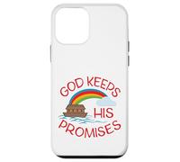 Dio mantiene le sue promesse simpatiche religiose Noahs Ark Custodia per iPhone 12 mini