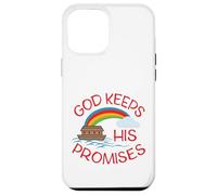 Dio mantiene le sue promesse simpatiche religiose Noahs Ark Custodia per iPhone 12 Pro Max