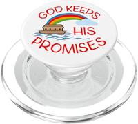 Dio mantiene le sue promesse simpatiche religiose Noahs Ark PopSockets PopGrip per MagSafe