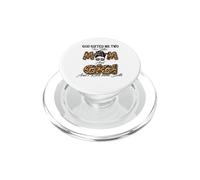 Dio mi ha regalato due titoli mamma e gigi leopardo mamma giorno PopSockets PopGrip per MagSafe