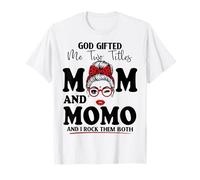 Dio Mi ha regalato Due titoli Mamma e Mamma Festa della Mamma Maglietta