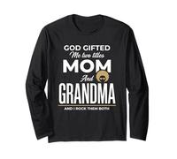 Dio Mi ha regalato Due titoli Mamma e Nonna e li Rock Maglia a Manica