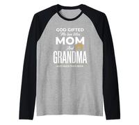 Dio Mi ha regalato Due titoli Mamma e Nonna e li Rock Maglia con Maniche Raglan