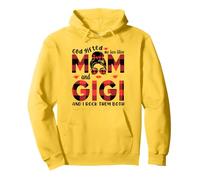 Dio mi ha regalato tittles mamma e gigi nonna Festa della mamma Felpa con Cappuccio