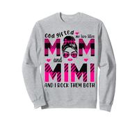 Dio mi ha regalato tittles mamma e mimi nonna Festa della mamma Felpa