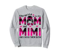 Dio mi ha regalato tittles mamma e mimi nonna Festa della mamma Felpa