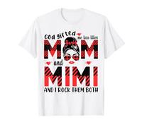 Dio mi ha regalato tittles mamma e mimi nonna Festa della mamma Maglietta