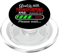 Dio mi sta ancora trasformando Romani 12:2 PopSockets PopGrip per MagSafe