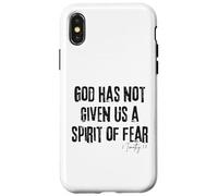 Dio non ci ha dato uno spirito di paura 2 Timoteo 1:7 Bibbia Custodia per iPhone X/XS