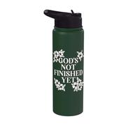 Dio non è ancora finito il cristiano religioso Stainless Steel Insulated Water Bottle