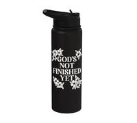 Dio non è ancora finito il cristiano religioso Stainless Steel Insulated Water Bottle