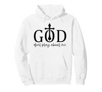 Dio Non Gioca su di Me Cristiani Uomini & Donne cristiani Felpa con Cappuccio