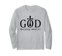 Dio Non Gioca su di Me Cristiani Uomini & Donne cristiani Maglia a Manica