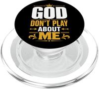 Dio non gioca su di me Fede cristiana PopSockets PopGrip per MagSafe