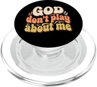 Dio non gioca su di me Fede cristiana PopSockets PopGrip per MagSafe