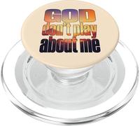 Dio non gioca su di me Fede cristiana PopSockets PopGrip per MagSafe