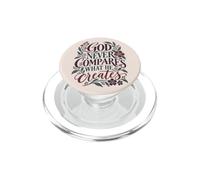Dio non paragona mai ciò che crea la fede cristiana PopSockets PopGrip per MagSafe