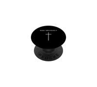Dio ovviamente attraversa i religiosi minimalisti PopSockets PopGrip Adesivo