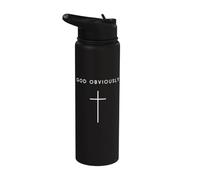 Dio ovviamente attraversa i religiosi minimalisti Stainless Steel Insulated Water Bottle