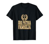 Dio, Patria e Famiglia: Design Significativo e Tradizionale Maglietta