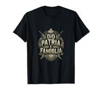 Dio, Patria e Famiglia: Design Significativo e Tradizionale Maglietta