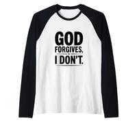 Dio perdona io No Maglia con Maniche Raglan
