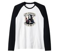 Dio Perdona Io No, Tristo Mietitore, Amante del Vino Maglia con Maniche Raglan