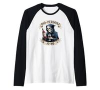 Dio Perdona Io No, Tristo Mietitore, Amante del Vino Maglia con Maniche Raglan