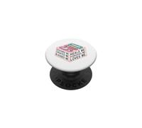 DIO Progettato Creato Benedetto Guarisce Mi perdona PopSockets PopGrip Adesivo