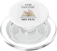 Dio scrive ancora la storia cristiana Inspirational Speranza Fede PopSockets PopGrip per MagSafe