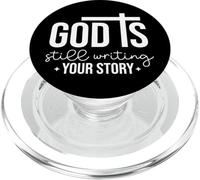Dio sta ancora scrivendo la tua storia - Christian Faith Cross PopSockets PopGrip per MagSafe