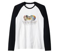 Dio Sta Ancora scrivendo la Tua Storia Fede Versetto della Bibbia Maglia con Maniche Raglan