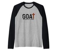 Dio su tutte le cose. Sta cercando Gesù. Il più grande di Maglia con Maniche Raglan