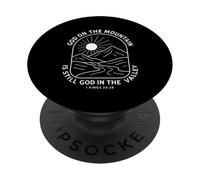Dio sulla montagna è ancora Dio nella valle cristiano PopSockets PopGrip Adesivo