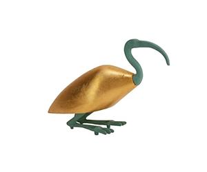 Dio Thoth come il Sacro I atto a mano in legno, metallo e foglia d'oro realizzati in Egitto. Era raffigurato come un uccello ibis o un babbuino.