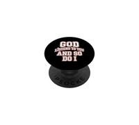 Dio ti ascolta e anche io l'incoraggiamento cristiano PopSockets PopGrip Adesivo