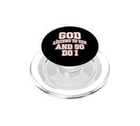 Dio ti ascolta e anche io l'incoraggiamento cristiano PopSockets PopGrip per MagSafe