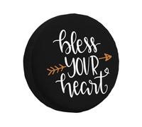 Dio Ti Benedica Coperchio Ruota di Scorta Durevole Ruota di Scorta Coperture della Protezione Solare Copriruota Universale per SUV Camion Rimorchio Veicoli 14inch